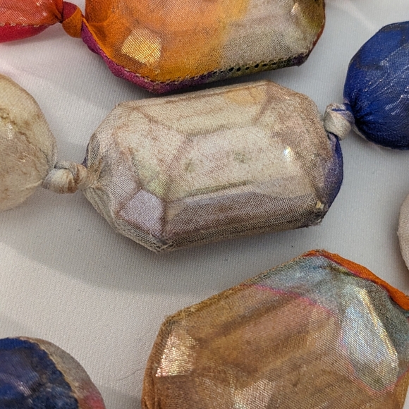 Silvia Tcherassi Paris Couture Runway Modern Art Necklace Avant Garde - Picture 9 of 16